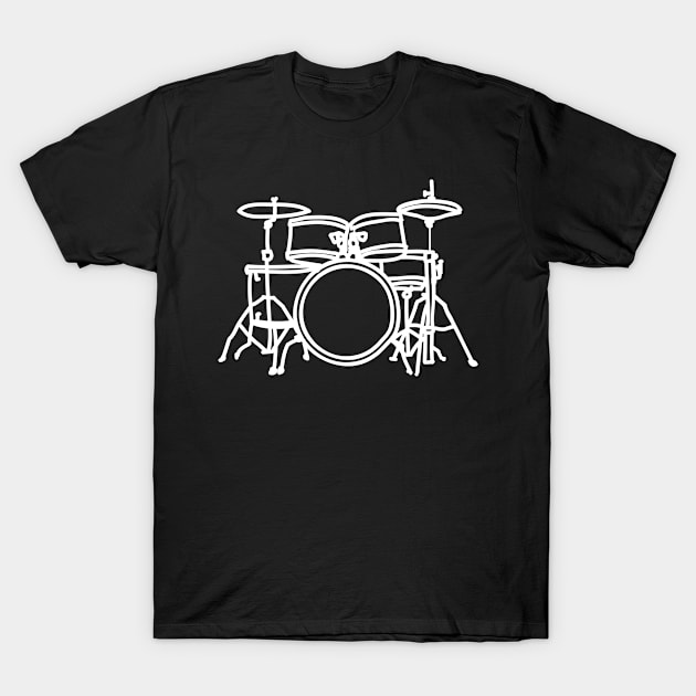 Drummer Musician Music Lovers T-Shirt by karolynmarie